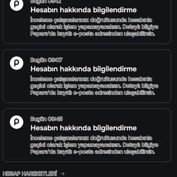 Papara Hesabım 2 Aydır İncelemede, 189 Bin Lirama Ulaşamıyorum!