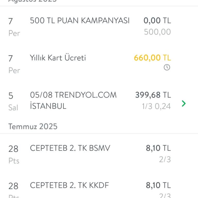 İlk Kez Kullandığım Kredi Kartıma Sürpriz Yıllık Ücret Yansıtıldı