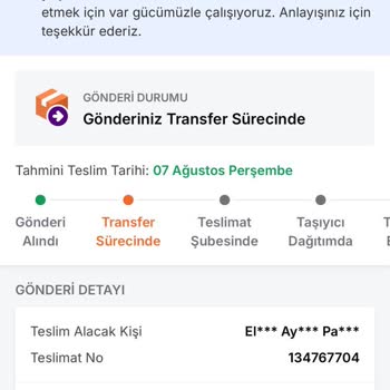Trendyol Express Teslimat Gecikiyor Müşteri Hizmetleri Çözüm Sunmuyor