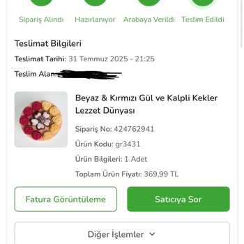 Bozuk Çikolata Gönderildi, İade Ve Destek Sağlanmadı