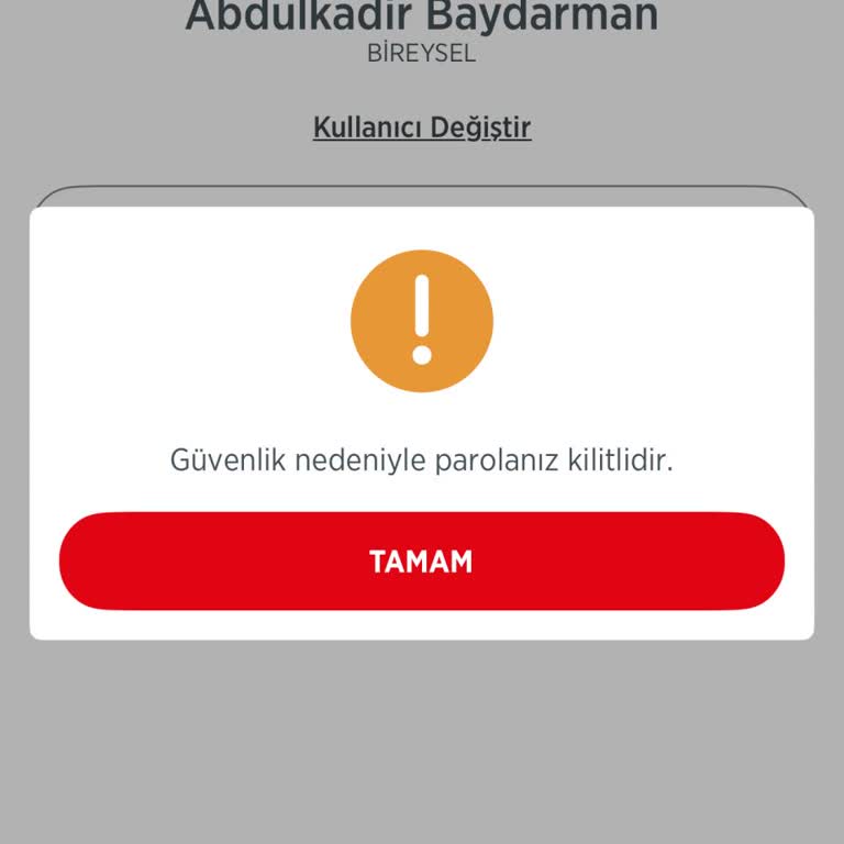Parola Kilitlendi, Müşteri Hizmetleri Çözümde Yetersiz Kaldı