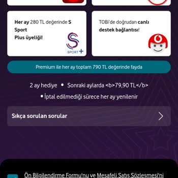 Vodafone Yanımda Uygulamasında Hediye Premium Üyelik Teknik Hata Sorunu