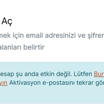 VFS Global Sitesinde Hesap Aktifleştirme Sorunu Ve Destek Talebi