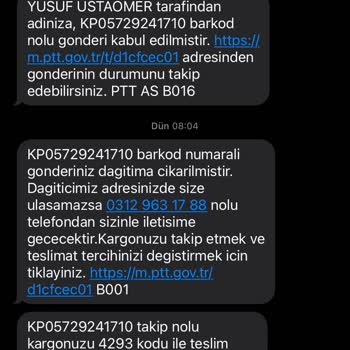 PTT Kargom Adresimde Olmama Rağmen Teslim Edilmedi, Müşteri Hizmetlerine De Ulaşamıyorum