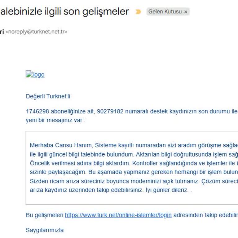 İki Haftadır Çözülemeyen İnternet Sorunu Ve İlgisiz Destek