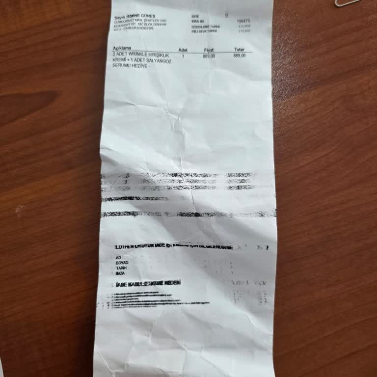 Kırışık Krem Siparişimde Hasarlı Ürünler Ve İletişimsizlik Mağduriyeti