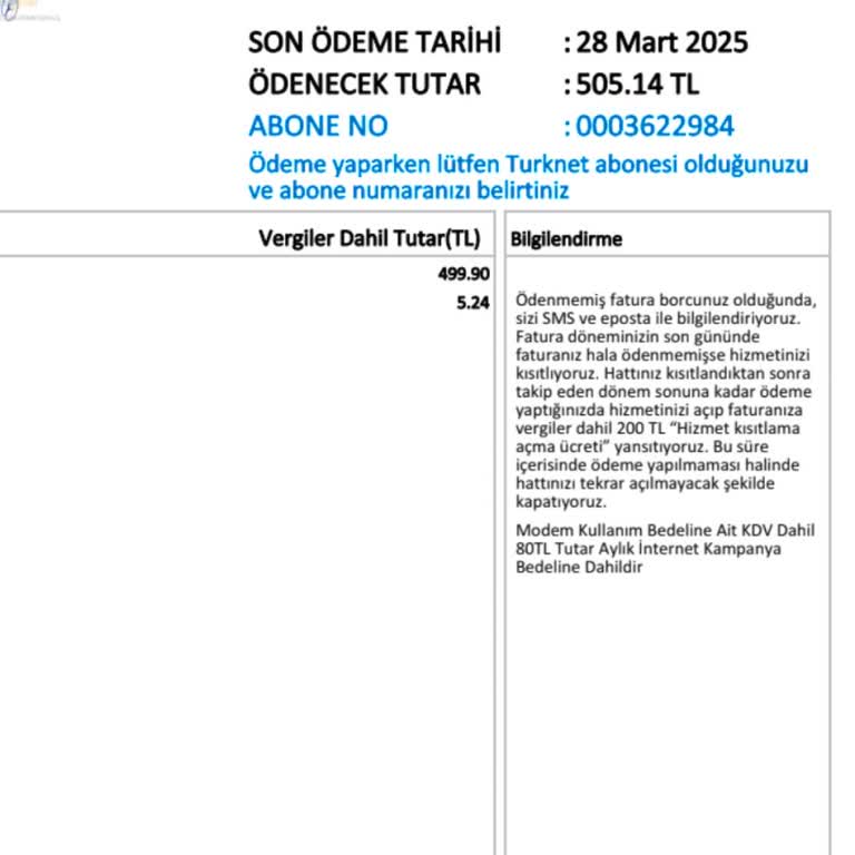 Sürekli İnternet Kesintisi Nedeniyle Maddi Kayıp Ve Mağduriyet