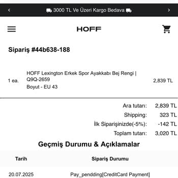 Ne Kargo Bilgisi Ne de Herhangi Bir Bilgilendirme Yapıldı