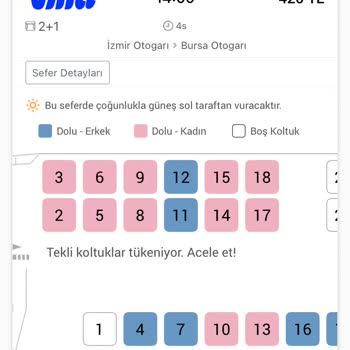 Obilet Uygulamasında Yanlış Cinsiyet Bilgisi Nedeniyle Mağduriyet Endişesi