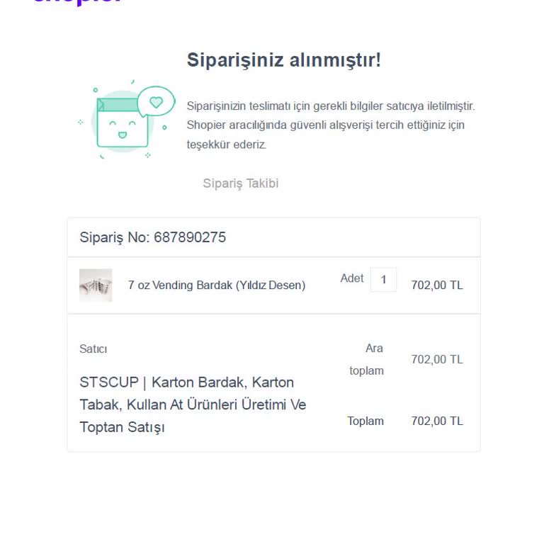 Shopier Üzerinden Alınan Ürün Kargolanmadı, İade İşlemi Yapılamıyor