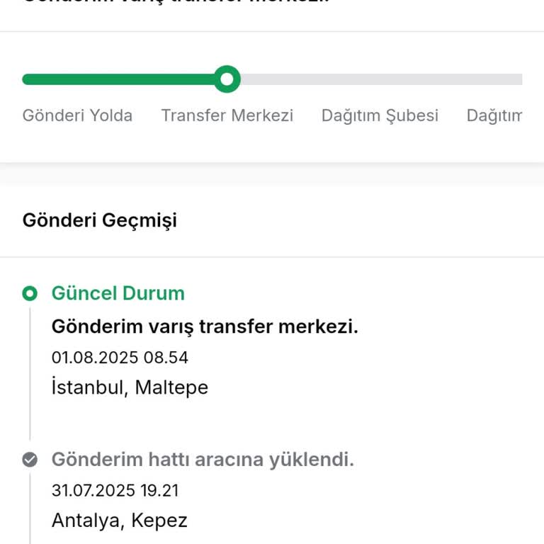 Kargom Günlerdir Maltepe Aktarmada Bekliyor, Teslimat Gerçekleşmiyor
