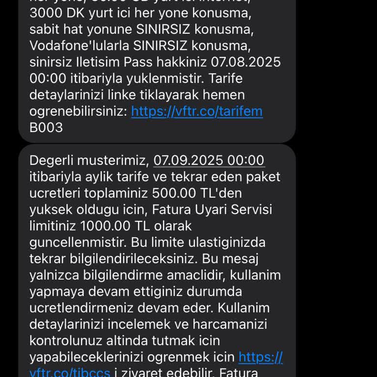 Taahhüt Sonrası Bilgi Verilmeden Fatura Artışı Ve Yetersiz Müşteri Hizmetleri