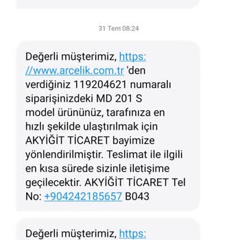 Arçelik'ten Satın Alınan Klima Teslim Edilmedi, Montaj Ve Fatura Sorunu Yaşıyorum