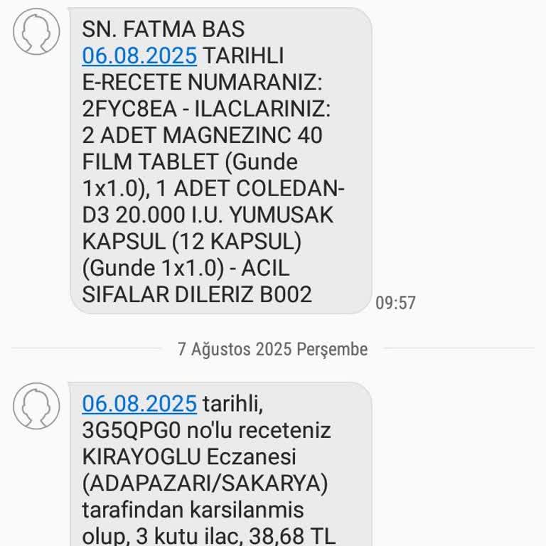 Bana Ait Olmayan Reçete Bilgileri Telefonuma Geliyor, Kişisel Veri İhlali Yaşıyorum