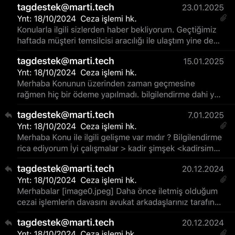 Martı Trafik Cezası Ödenmedi, Müşteri Hizmetlerinden Çözüm Alamıyorum