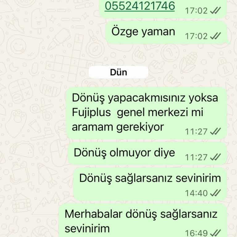 Yetkili Servisten Kurulum İçin Hiçbir Geri Dönüş Yapılmıyor