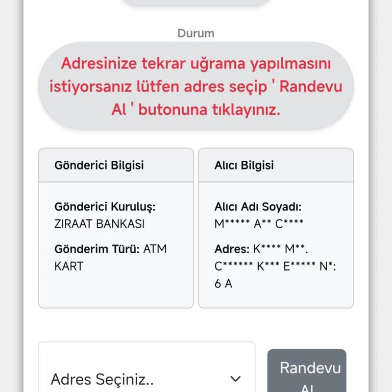 Ziraat Bankası Kartım Teslim Edilmedi, Mağduriyetim Devam Ediyor