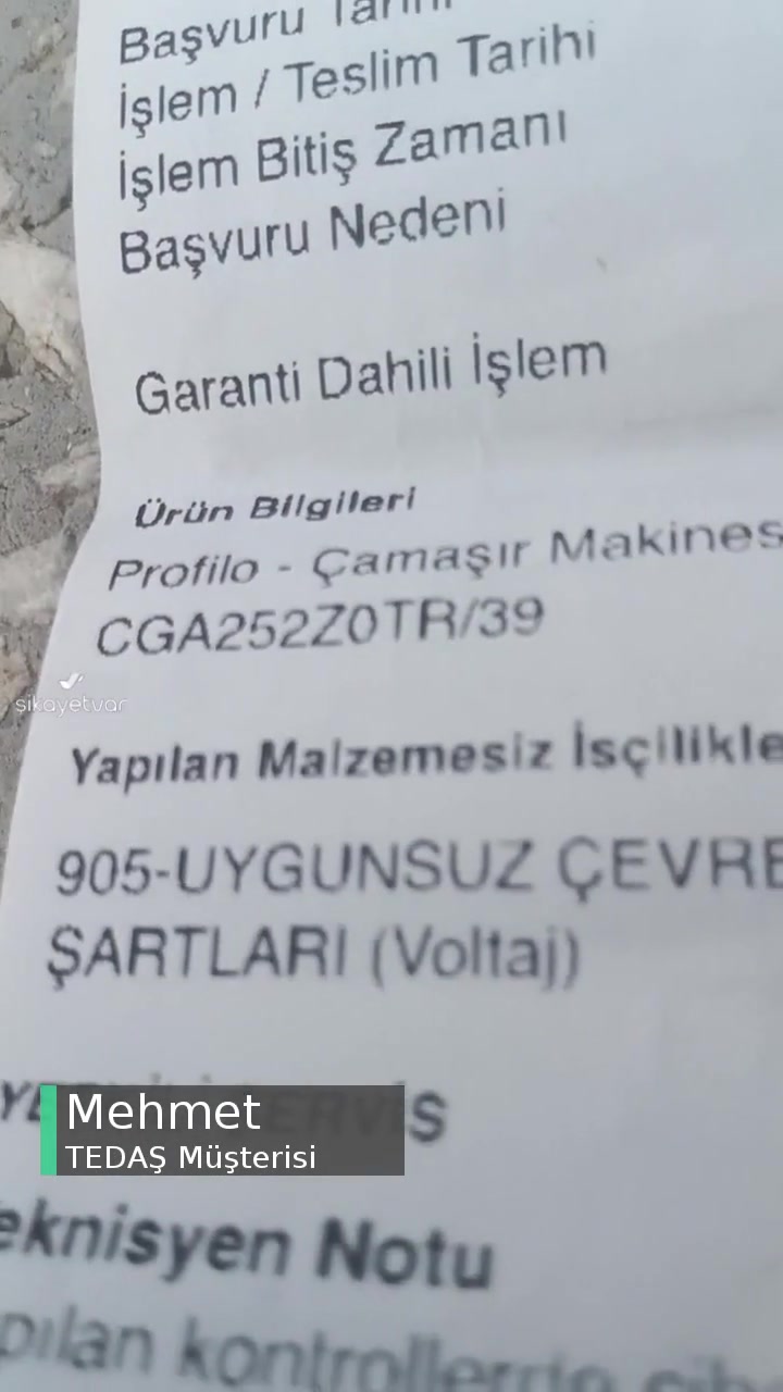 TEDAŞ Evimin Voltajı Düşük videonun kapak resmi