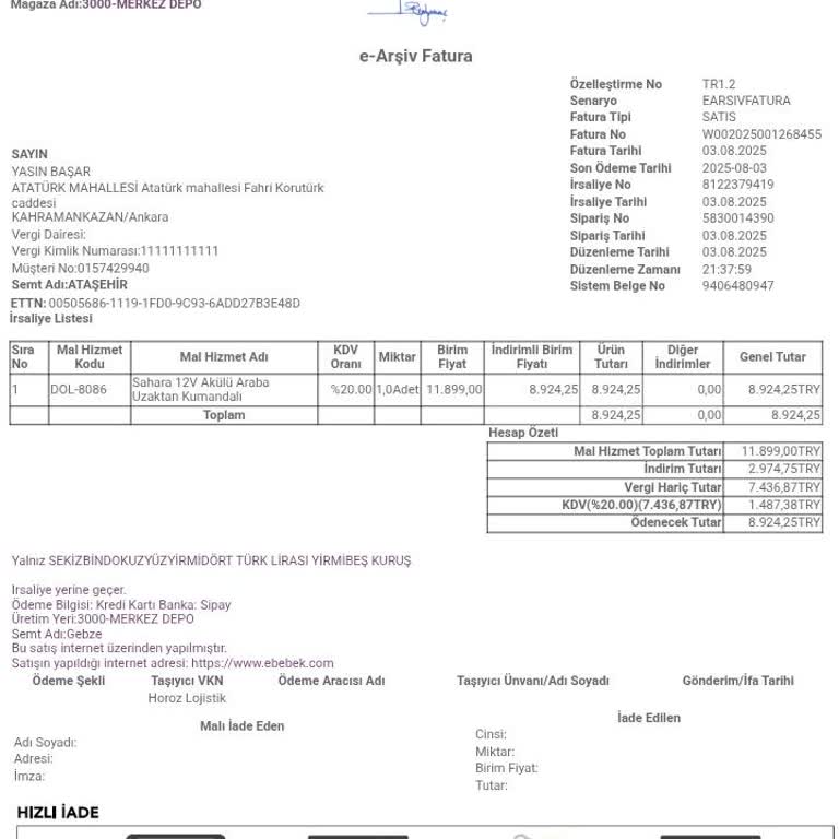 Geciken Teslimat Ve Yetersiz Müşteri Desteği Hayal Kırıklığı Yarattı