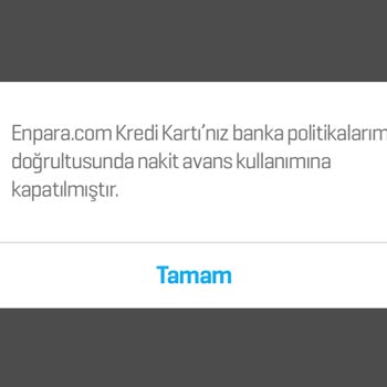 Nakit Avans Limitim Gerekçesiz Sıfırlandı, Açıklama Ve Çözüm Bekliyorum