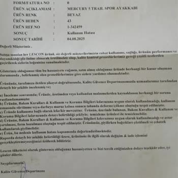 Lescon'dan Aldığım Ürünler Kısa Sürede Yıprandı, Garanti Kapsamında Destek Alamadım