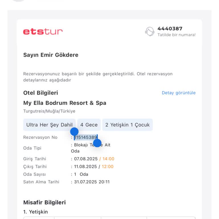 ETS Tur Ve My Ella Resort Bodrumda Saatlerce Odayı Teslim Alamadık Mağduriyetimiz Sürüyor