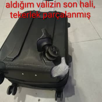 Uçuş Sonrası İki Valizim De Hasarlı Teslim Edildi, Mağduriyetim Giderilmiyor
