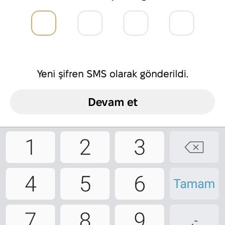 Şifre Sıfırlama Sorunu Nedeniyle Uygulamaya Erişim Engeli