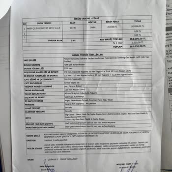 Prefabrik Ev Teslim Edilmedi, Param İade Edilmedi: Mağduriyetimin Giderilmesini Talep Ediyorum