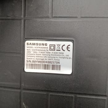 Samsung Süpürge Hortumu Garanti Kapsamında Değiştirilmiyor