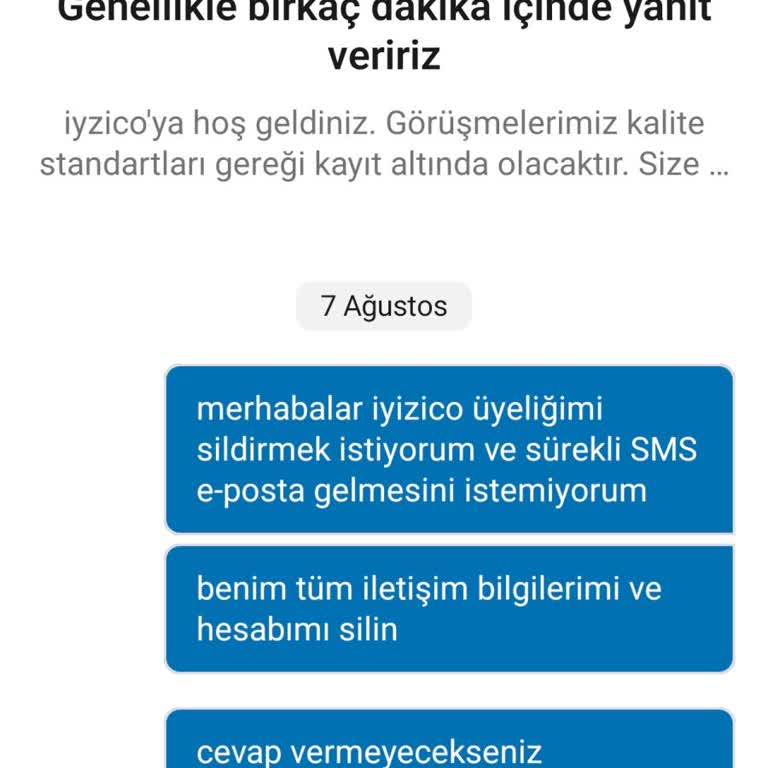 İyzico Üyeliğimi İptal Ettiremiyorum, Destek Ve İletişim Yok