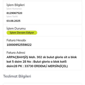 Sipariş Sonrası Cihaz Teslimatı Ve Bilgilendirme Sorunu Yaşıyorum