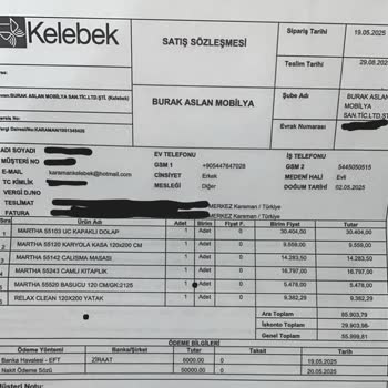 Mobilya Teslimatında Yanıltıcı Bilgi Ve İade Sürecinde Mağduriyet