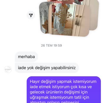 Kusurlu Elbise İadesi Reddedildi Mağduriyetim Giderilmiyor