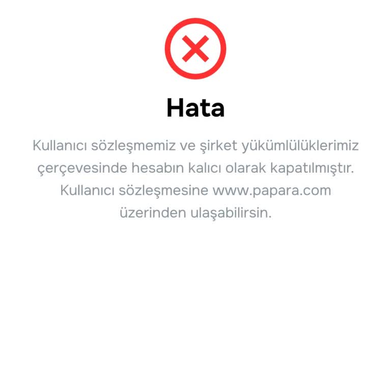 Papara Hesabım Kapandı, 350.000 TL Param Haftalardır İade Edilmiyor!