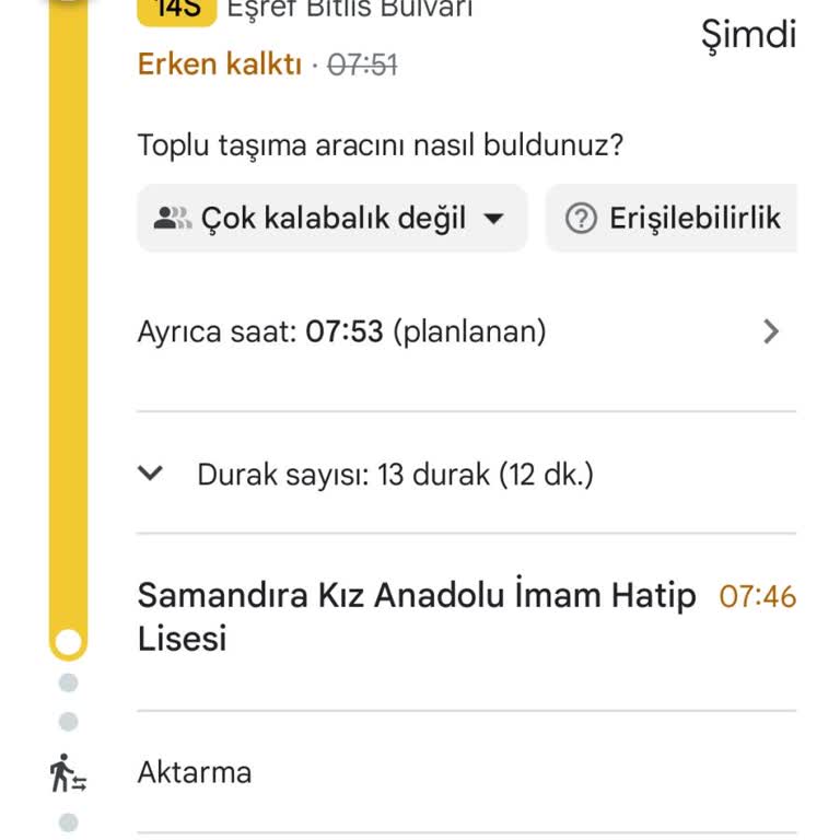 Kısa Mesafede Uzun Süren Ulaşım Ve Yetersiz Otobüs Seferleri Mağduriyeti