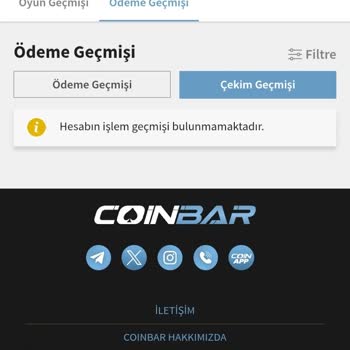 Coinbar'da Yatırımlarımın Ödemesi Yapılmıyor, Mağduriyetim Giderilmiyor