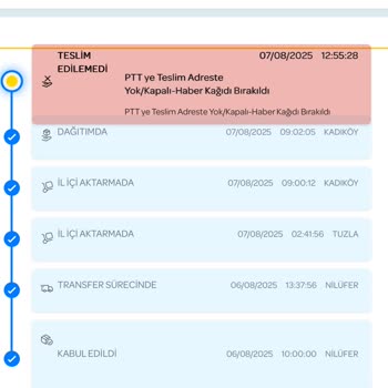 PTT Kargo Teslimatı Adresime Getirmedi, Şubeden Almam İstendi
