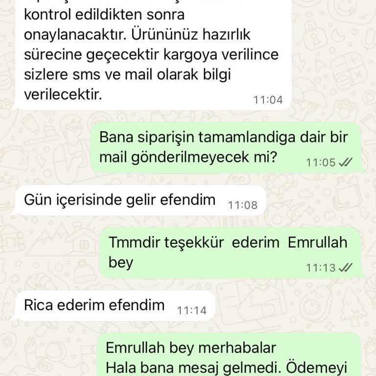 Sipariş Sonrası İletişim Kesildi, Ürün Teslim Edilmedi