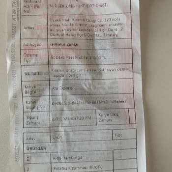 Eksik Teslimat Ve Ücret İadesi Talebi