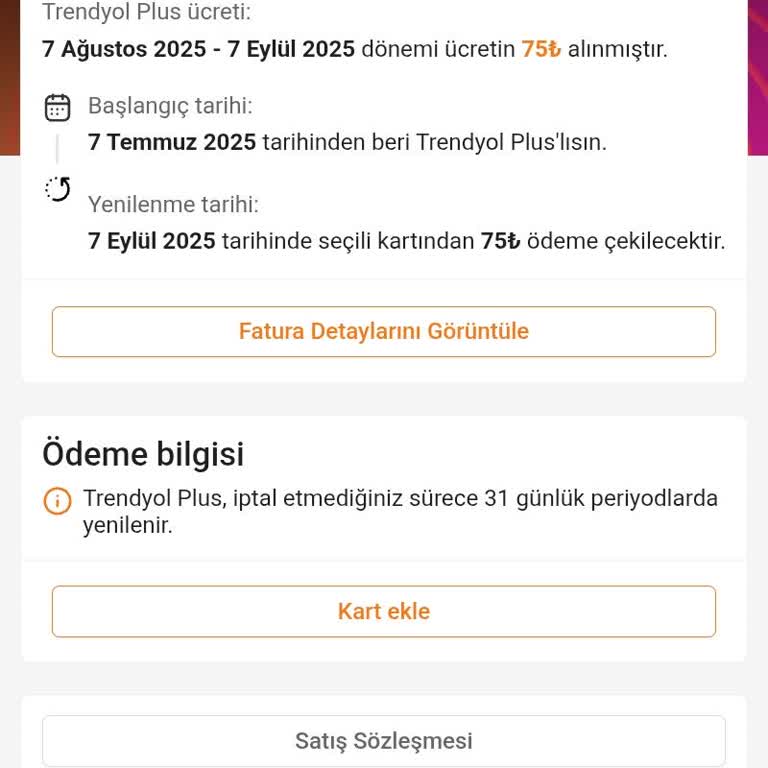 Onayım Olmadan Trendyol Plus Yenilendi Ve Ücret Kartımdan Çekildi