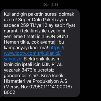 Numara Güncellenmediği İçin İçeriklere Erişemiyorum, Destek Yetersiz