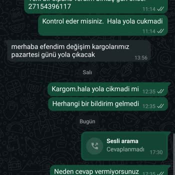 Stepza Siparişim Gönderilmiyor İade Ve İletişim Sorunları Yaşıyorum