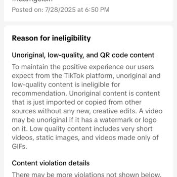 I Face Unfair Content Removal by TikTok While Inappropriate Posts Stay Up