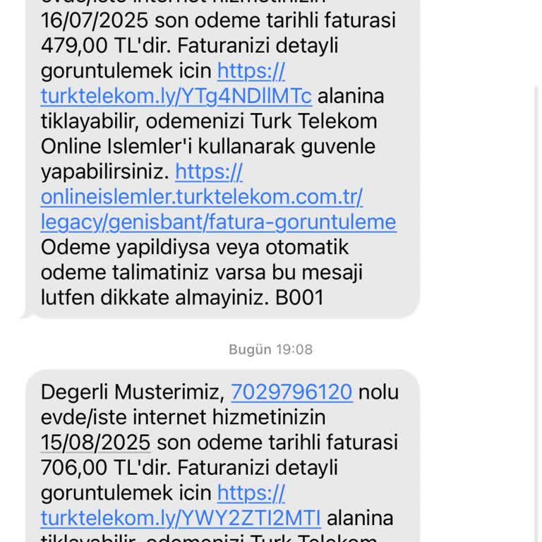 Taahhüt Bitimi Bilgilendirilmeden Fatura Şoku Ve Destek Eksikliği