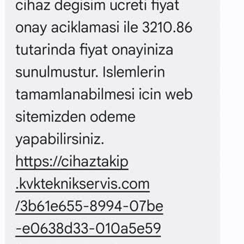 Garanti Süresi Devam Eden Saatime Yüksek Onarım Ücreti Ve Yetersiz Açıklama