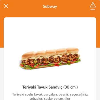 Sipariş Edilen Sandviç Görsel Ve Açıklamayla Uyuşmadı Beklenti Karşılanmadı