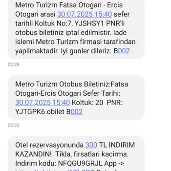 İptal Edilen Biletin Ücreti 9 Gündür İade Edilmedi, Mağduriyetim Sürüyor