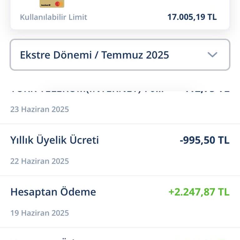 Uzun Süreli Müşteriye Yıllık Kart Aidatı İadesi Reddi Hayal Kırıklığı Yarattı