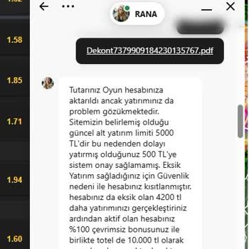 Yatırdığım Para Hesabıma Geçmedi, Canlı Destek Çözüm Sunmadı